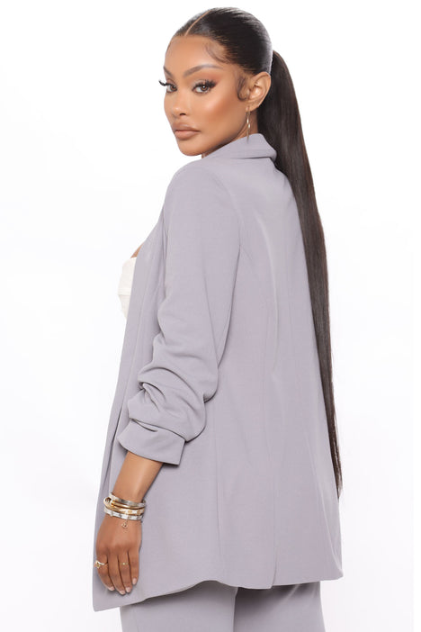 The Celine Blazer Grey