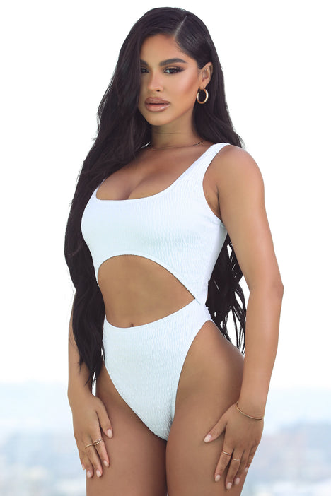 Fashion nova one piece swim top