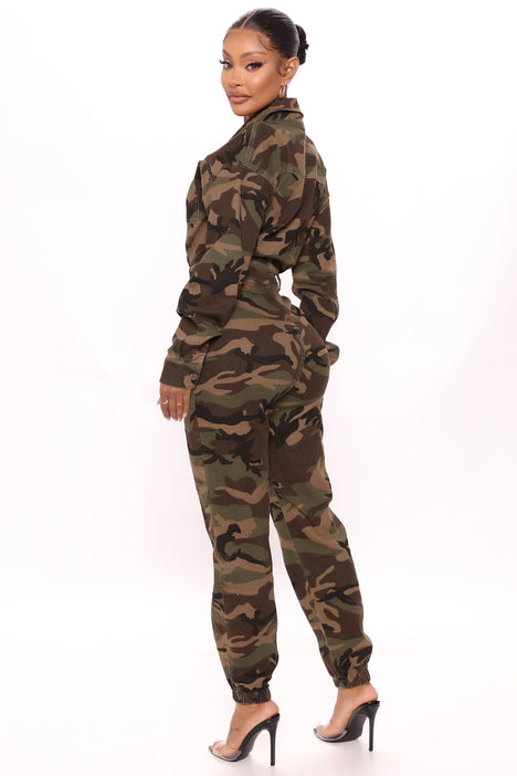 Fashion nova army jumpsuit sales