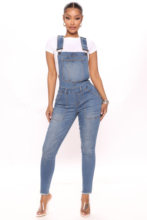 Womens cheap skinny overalls