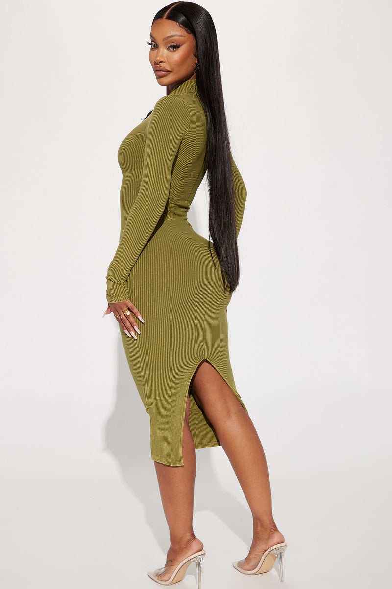 Tiana Mineral Wash Midi Dress - Green | Fashion Nova, Dresses | Fashion ...