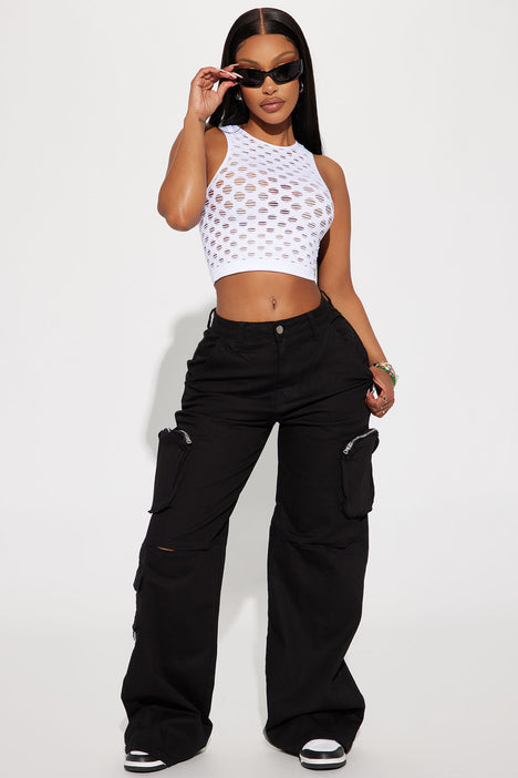 One Step Up Cargo Pant Black