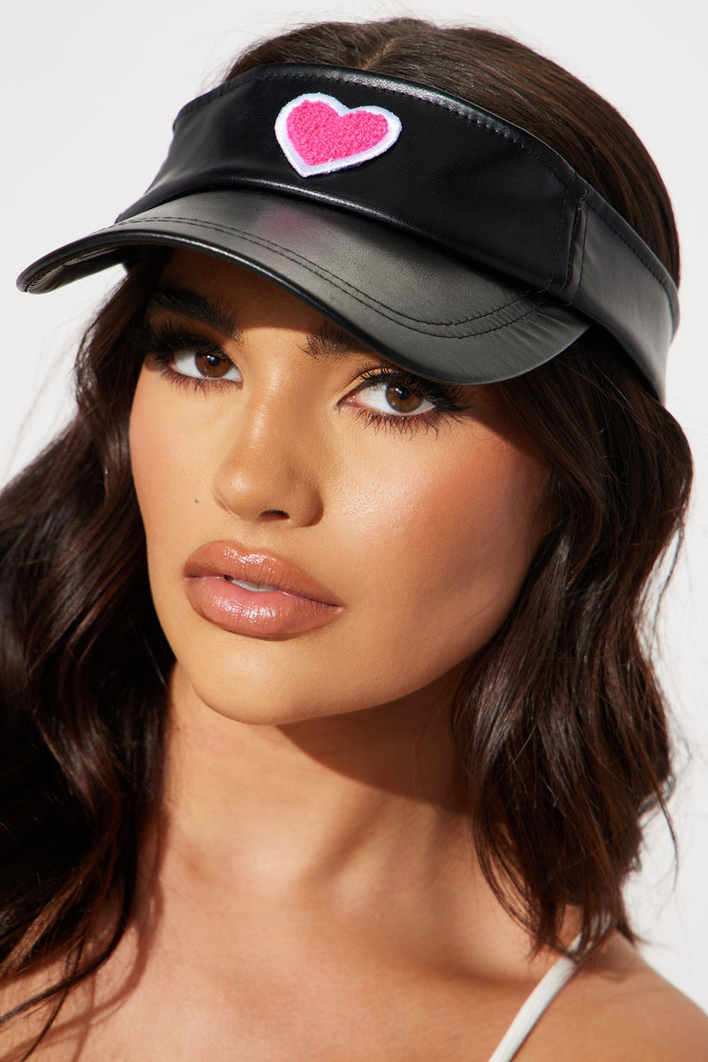 Love In The Air Visor Hat Black Fashion Nova, Accessories Fashion