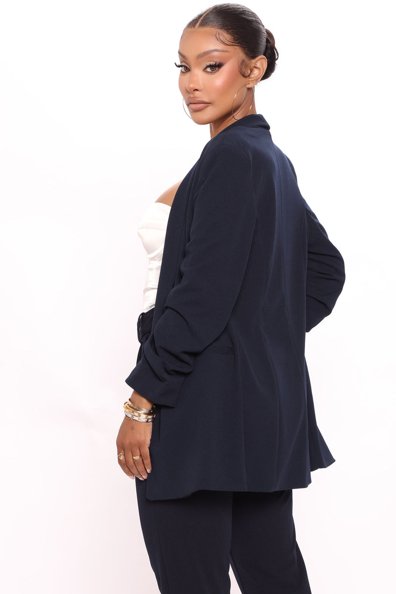 The Celine Blazer - Navy | Fashion Nova, Jackets & Coats | Fashion Nova