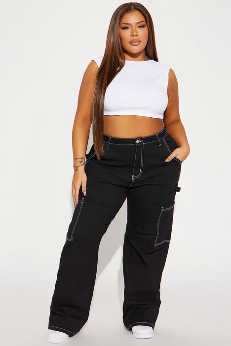 Fashion nova plus new arrivals size cargo pants