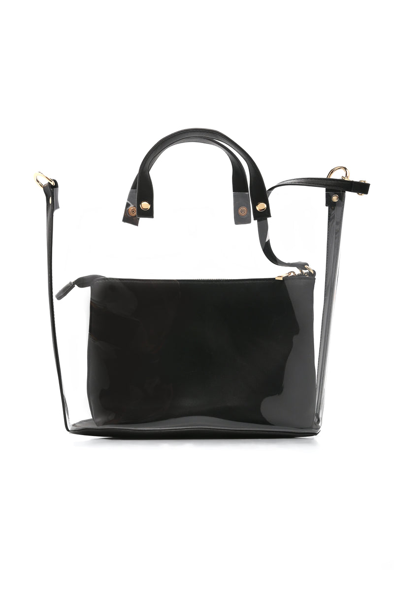 Vacation Time PVC Bag - Black Multi | Fashion Nova, Handbags | Fashion Nova