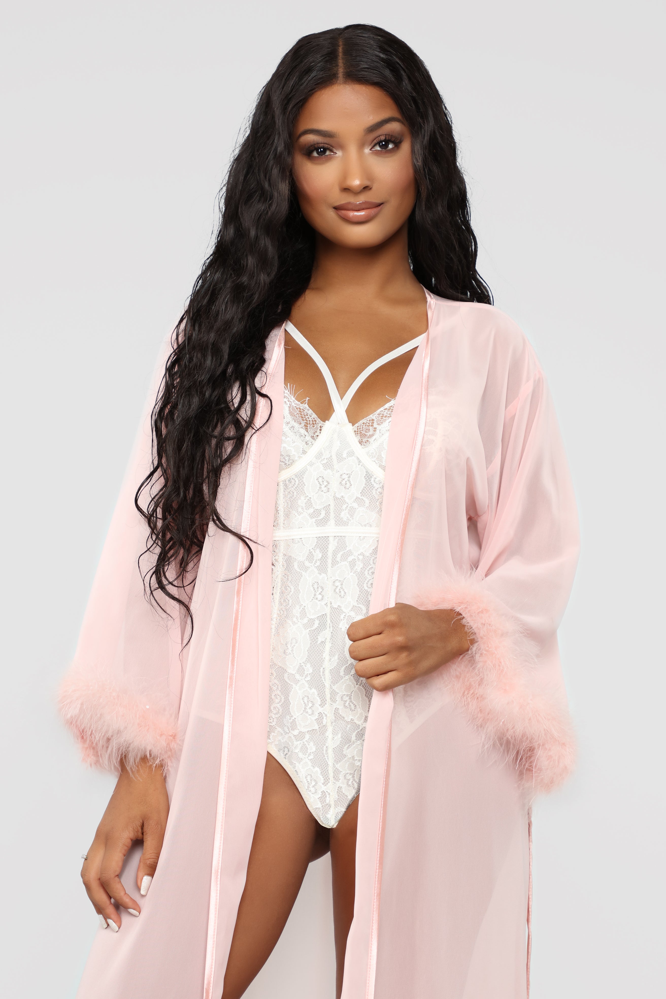 Home Alone Robe Pink Fashion Nova Lingerie Sleepwear