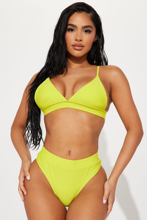 Summers In Maui 2 Piece Bikini Lime Fashion Nova Swimwear