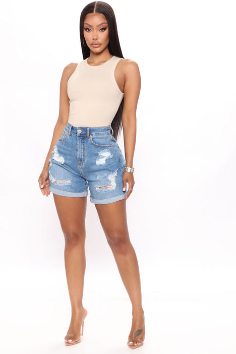 Fashion nova clearance mom shorts
