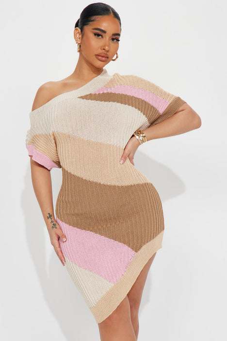 Multi color sweater hotsell dress
