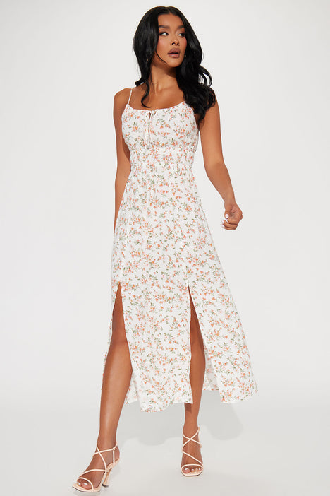 Fashion nova white floral dress top