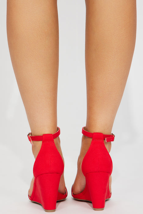 Light Up My Life Wedges Red