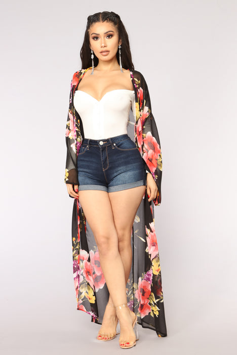 Fashion nova kimono sales dress