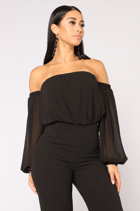 Lorena off shoulder jumpsuit new arrivals