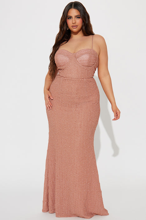 Blush pink dress fashion nova on sale