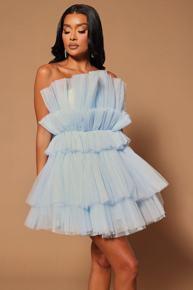 Modern Princess Tulle Mini Dress - Light Blue | Fashion Nova, Luxe ...