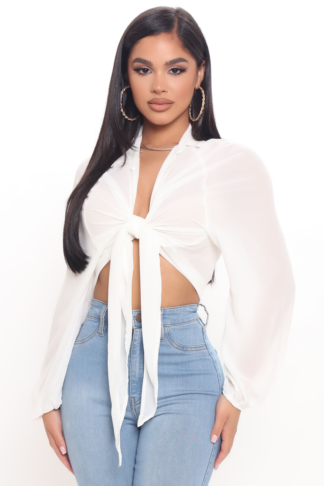 Tie To Keep Up Shirt Off White
