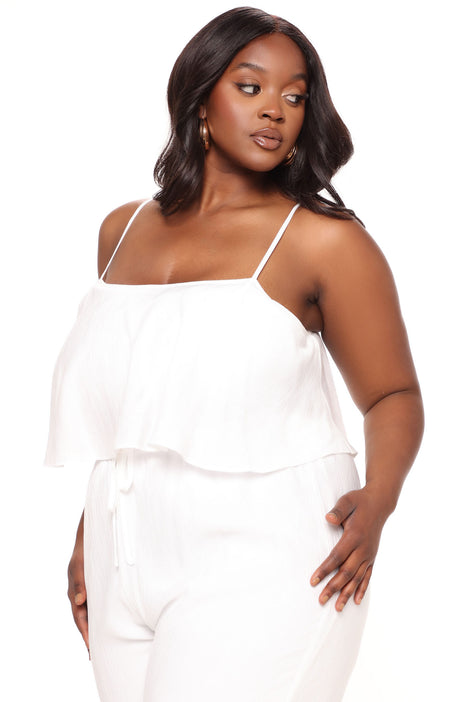 Fashion nova all 2025 white plus size