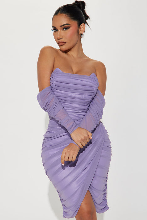 Fashion nova cheap lavender dress