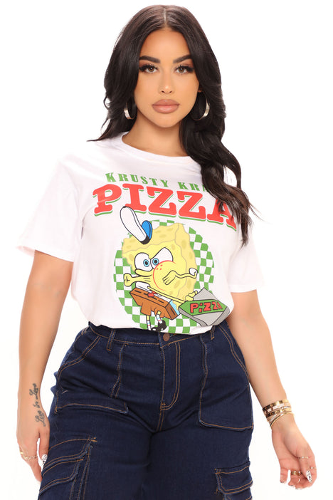 SpongeBob Shop  The Krusty Krab Pizza Short Sleeve Shirt – SpongeBob  SquarePants Shop