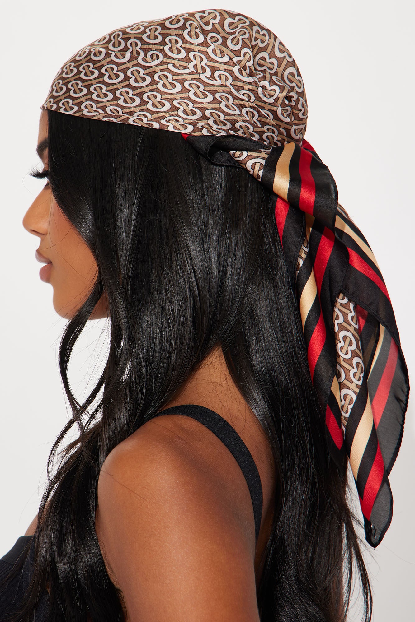 head scarf brown