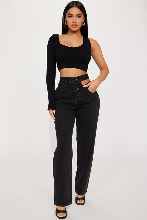 Cut out store jeans fashion nova