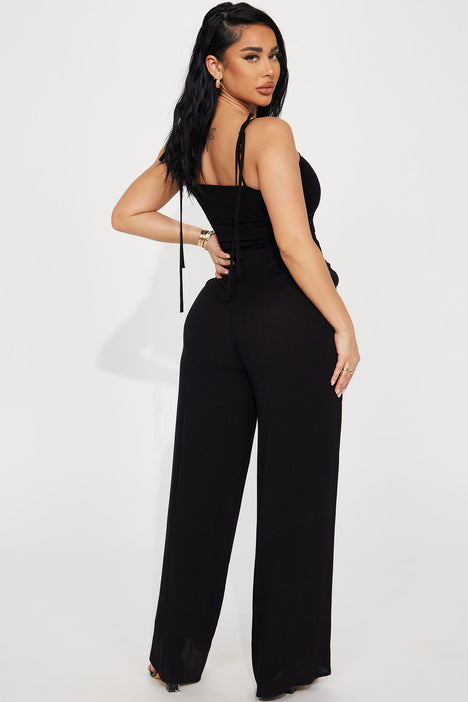 Fashion nova wide leg jumpsuit clearance