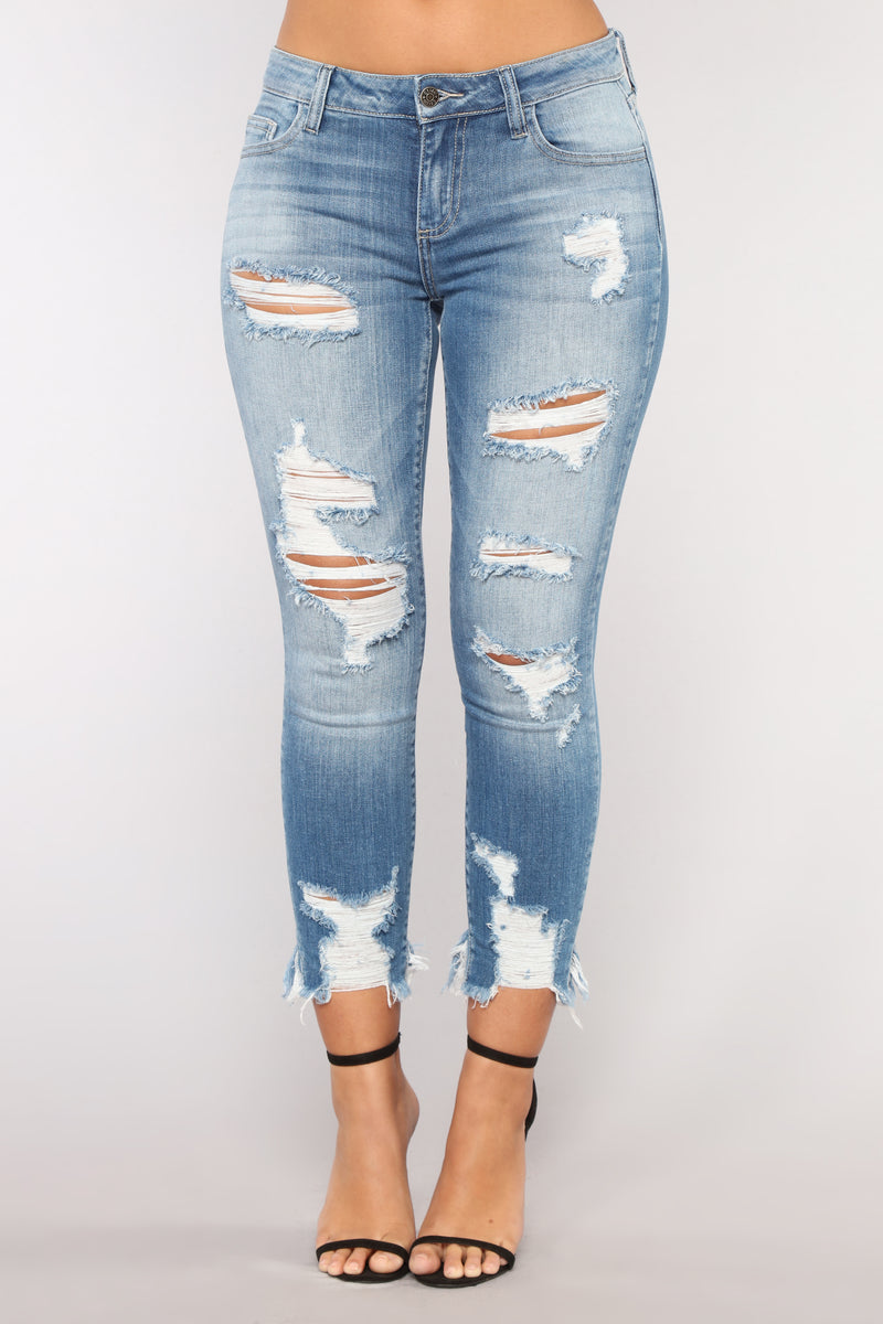 Alannah Ankle Jeans - Medium Blue Wash | Fashion Nova, Jeans | Fashion Nova