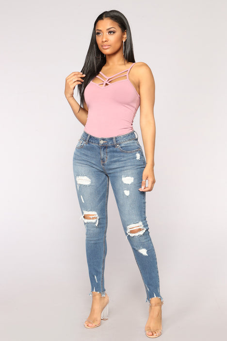 Fashion nova shop cropped jeans