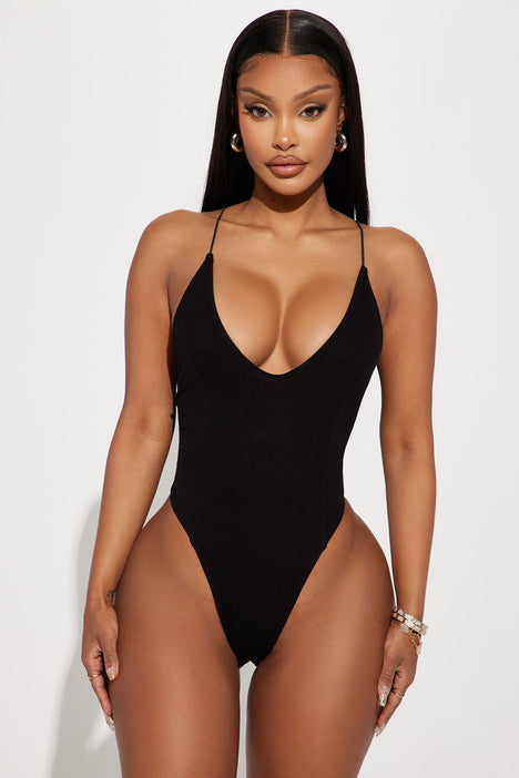 Hot Bod Bodysuit Black