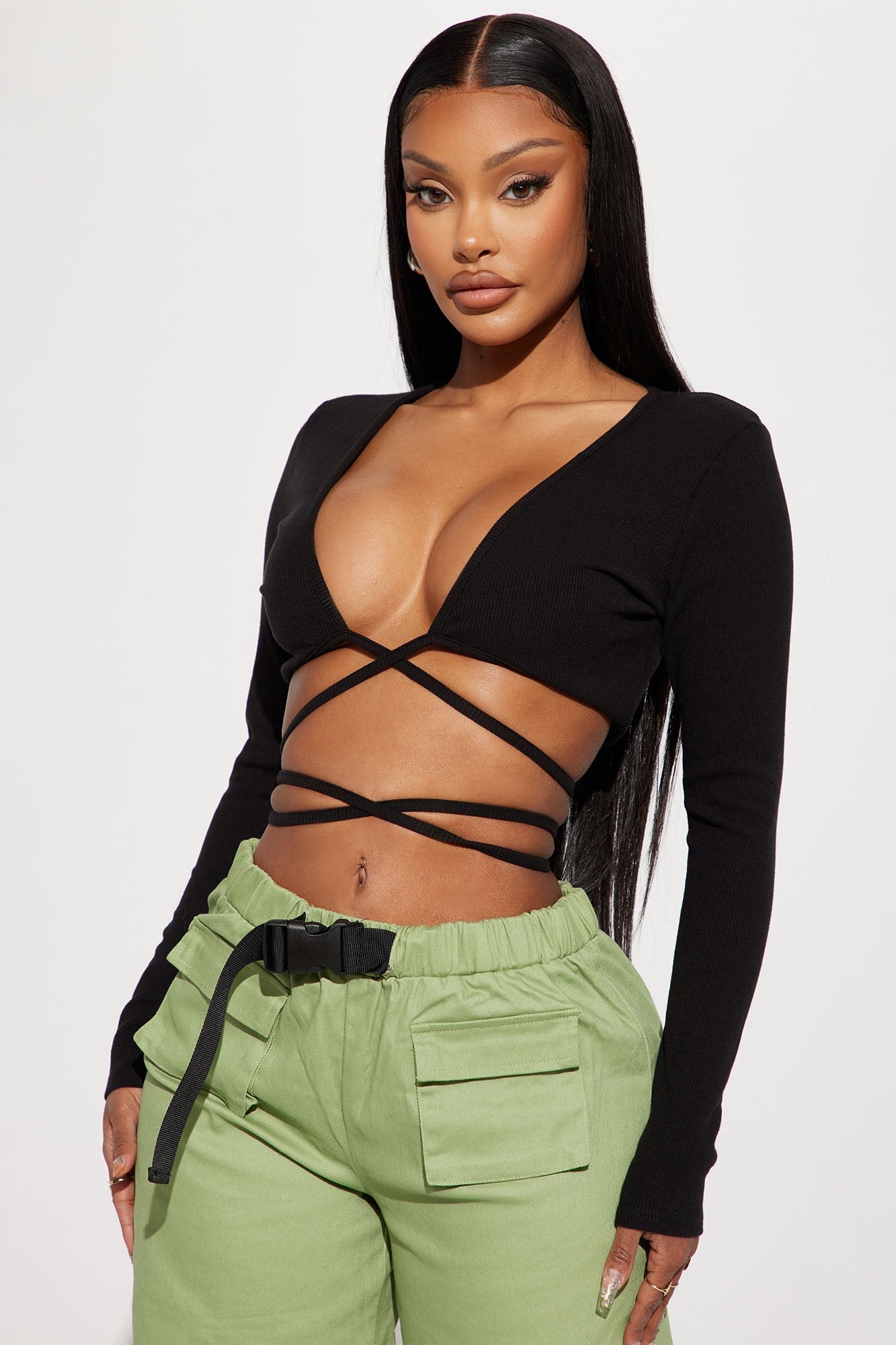 Cut front crop hoodie fashion outlet nova