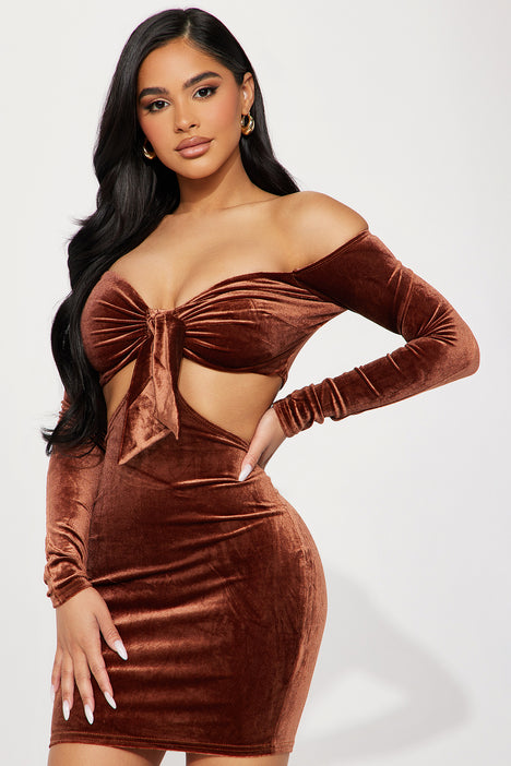 Red velvet dress fashion nova top