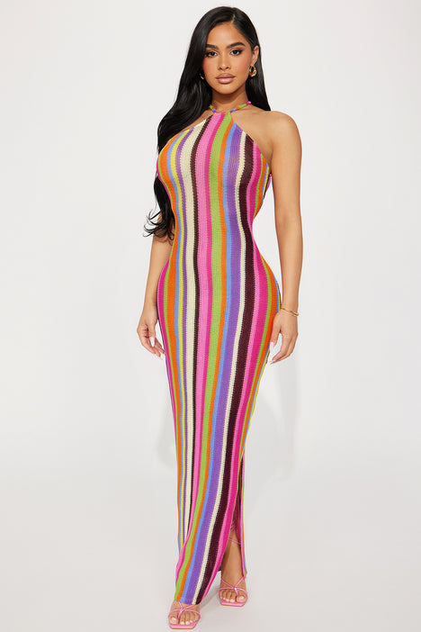 Forbidden Maxi Dress Multi Color
