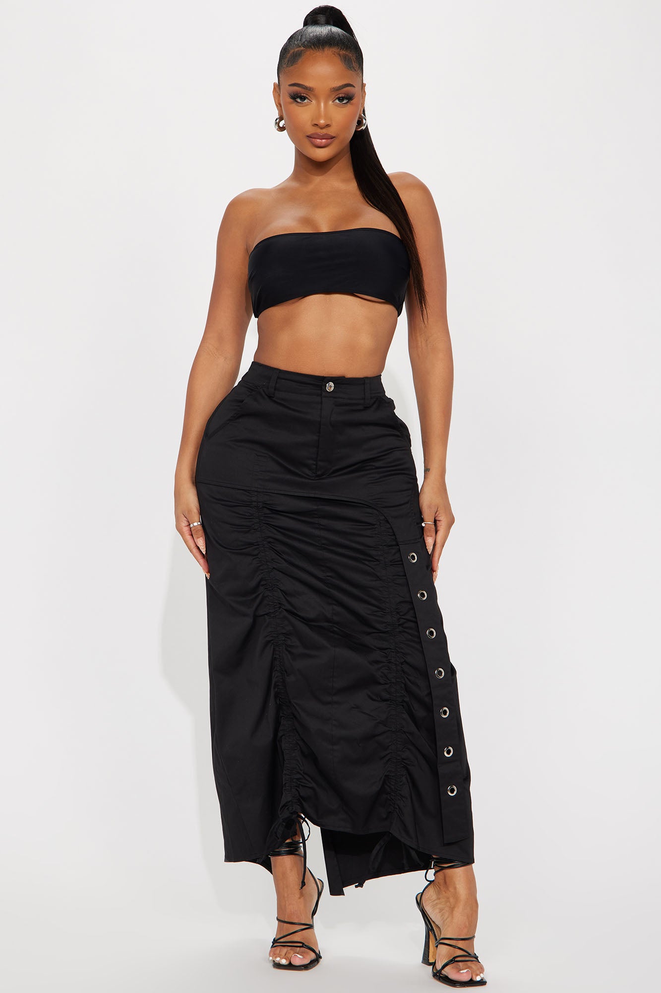 Black flowy shop skirt 10