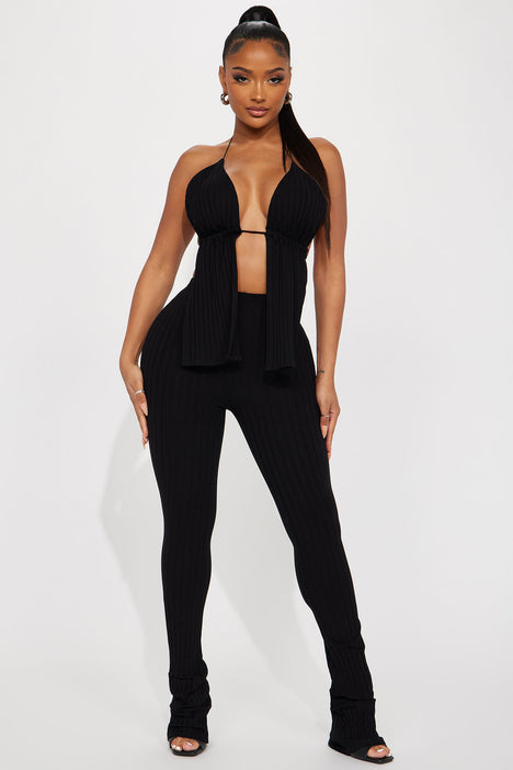 It s Time To Go Pant Set Black Fashion Nova Matching Sets