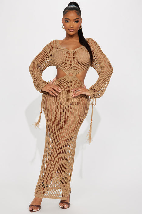 Fashion nova crochet dress discount