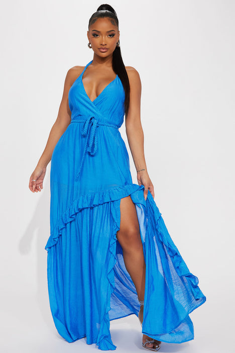 Golden Coast Maxi Dress Royal Fashion Nova Dresses Fashion Nova
