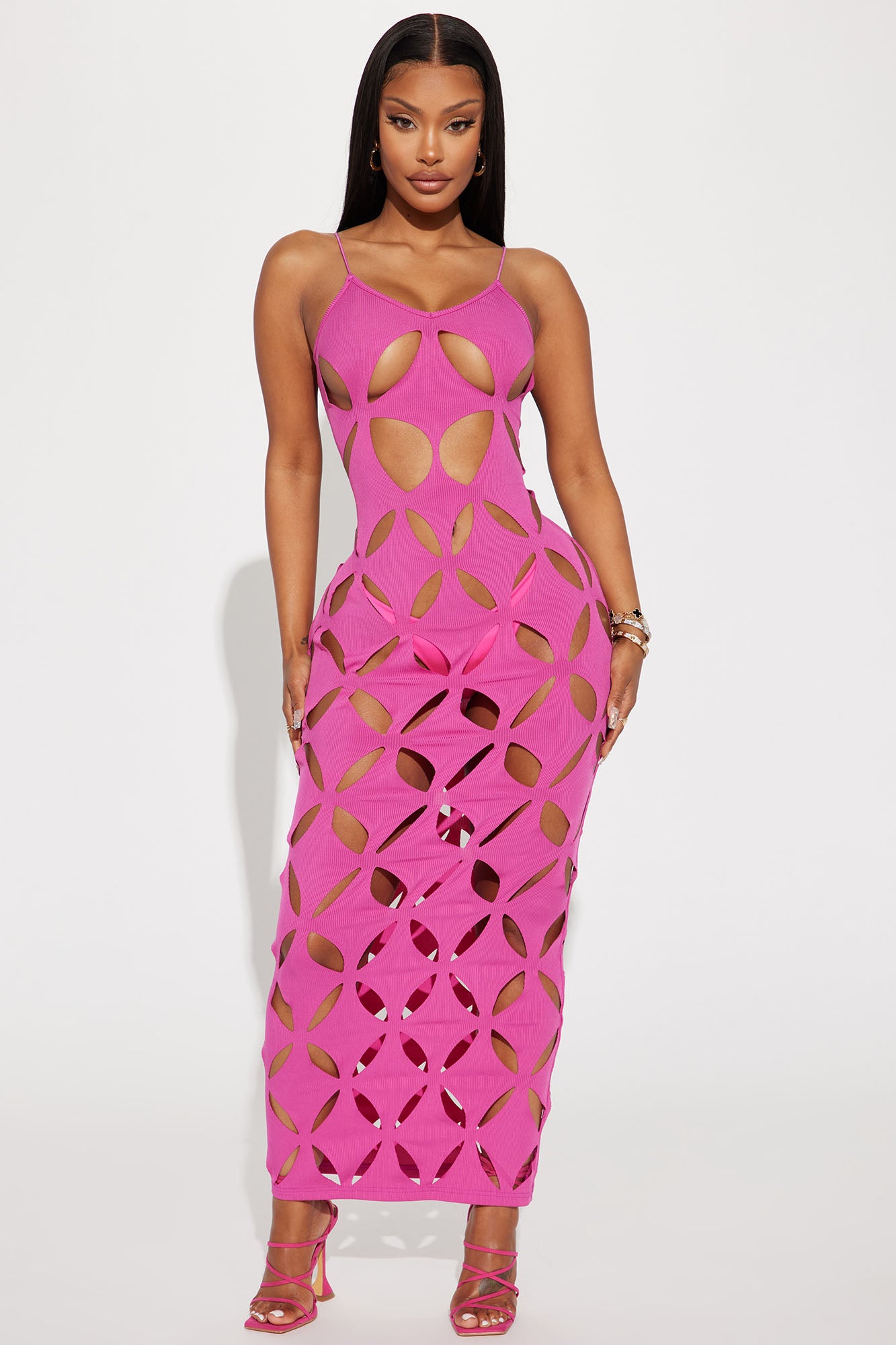 Fuchsia dress fashion nova sale