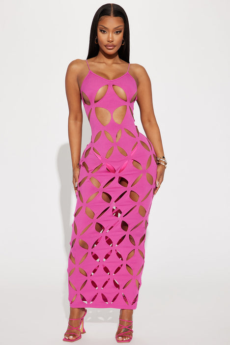 Fashion nova fuchsia dress 2025