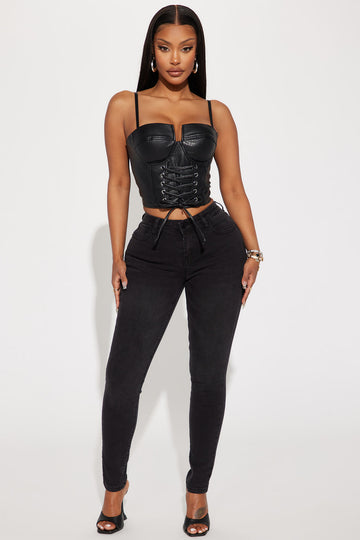 Glistening Jeans - Black, Fashion Nova, Jeans