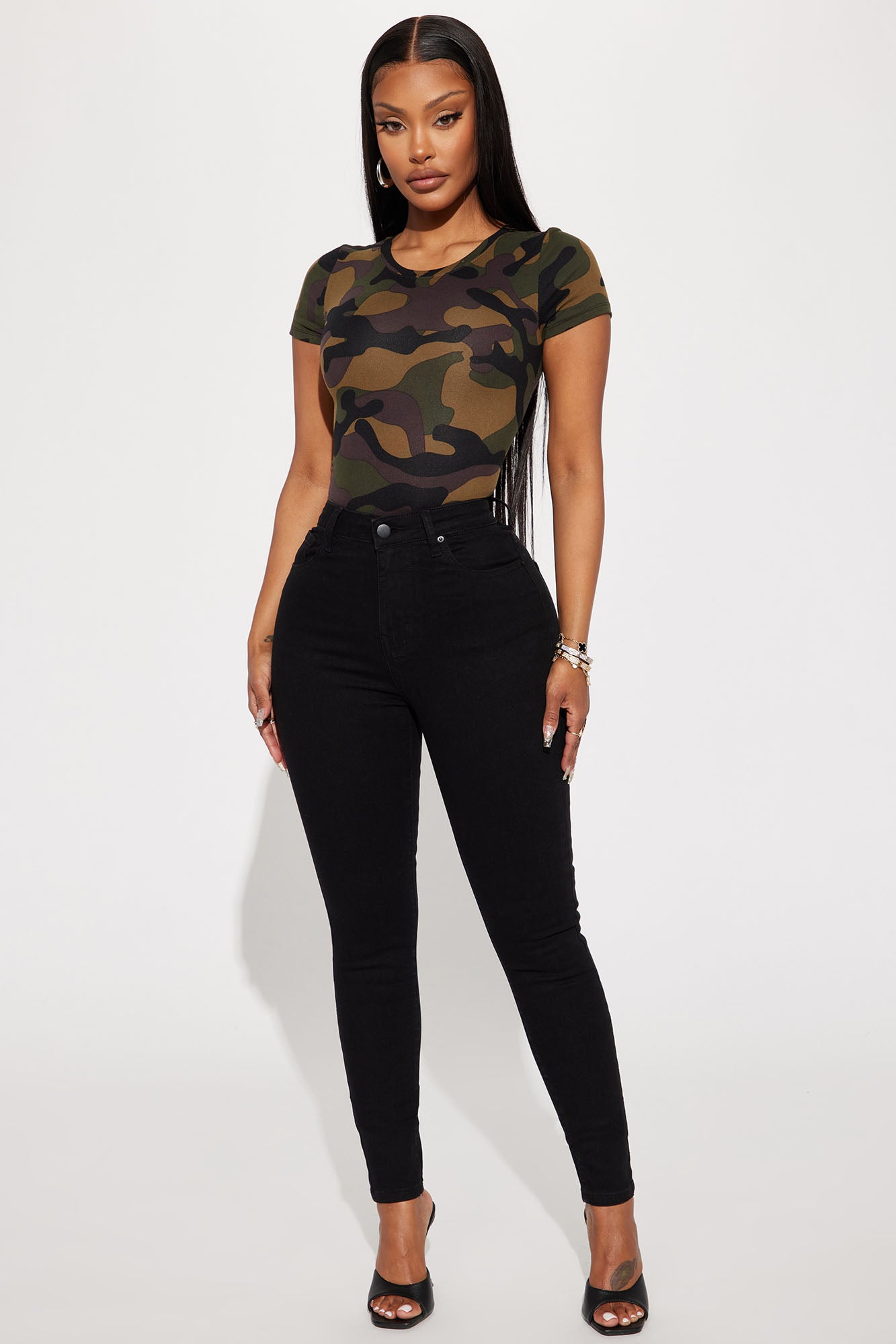 Black high waisted hotsell harper skinny jeans