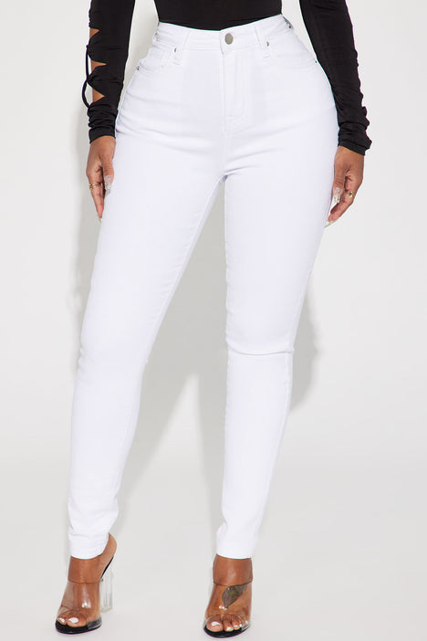 White Stretch High Skinny Jeans Nova Fashion Fashion - Nova, | | Rise Aspen Jeans