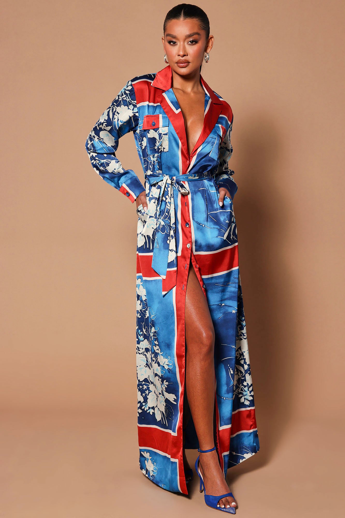 Liv Satin Maxi Dress - Turquoise | Fashion Nova, Luxe | Fashion Nova