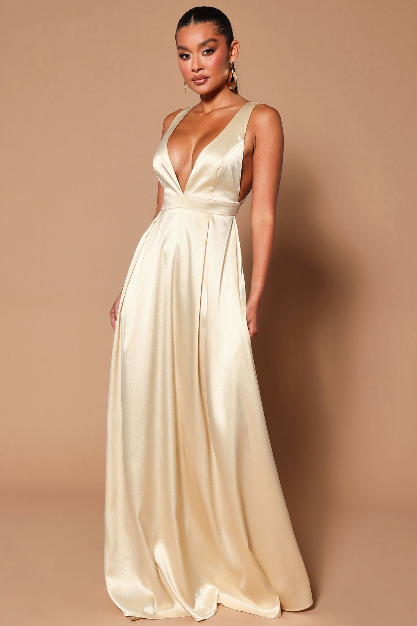 Champagne maxi top