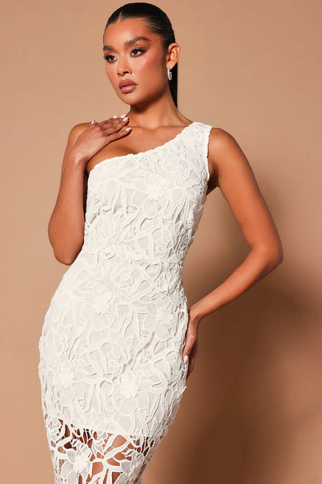 Gianna Crochet Midi Dress White Fashion Nova Luxe Fashion Nova