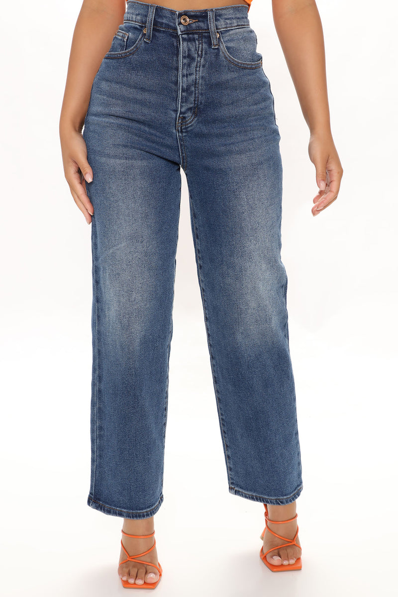 What A Girl Wants Straight Leg Jeans - Dark Wash | Fashion Nova, Jeans ...
