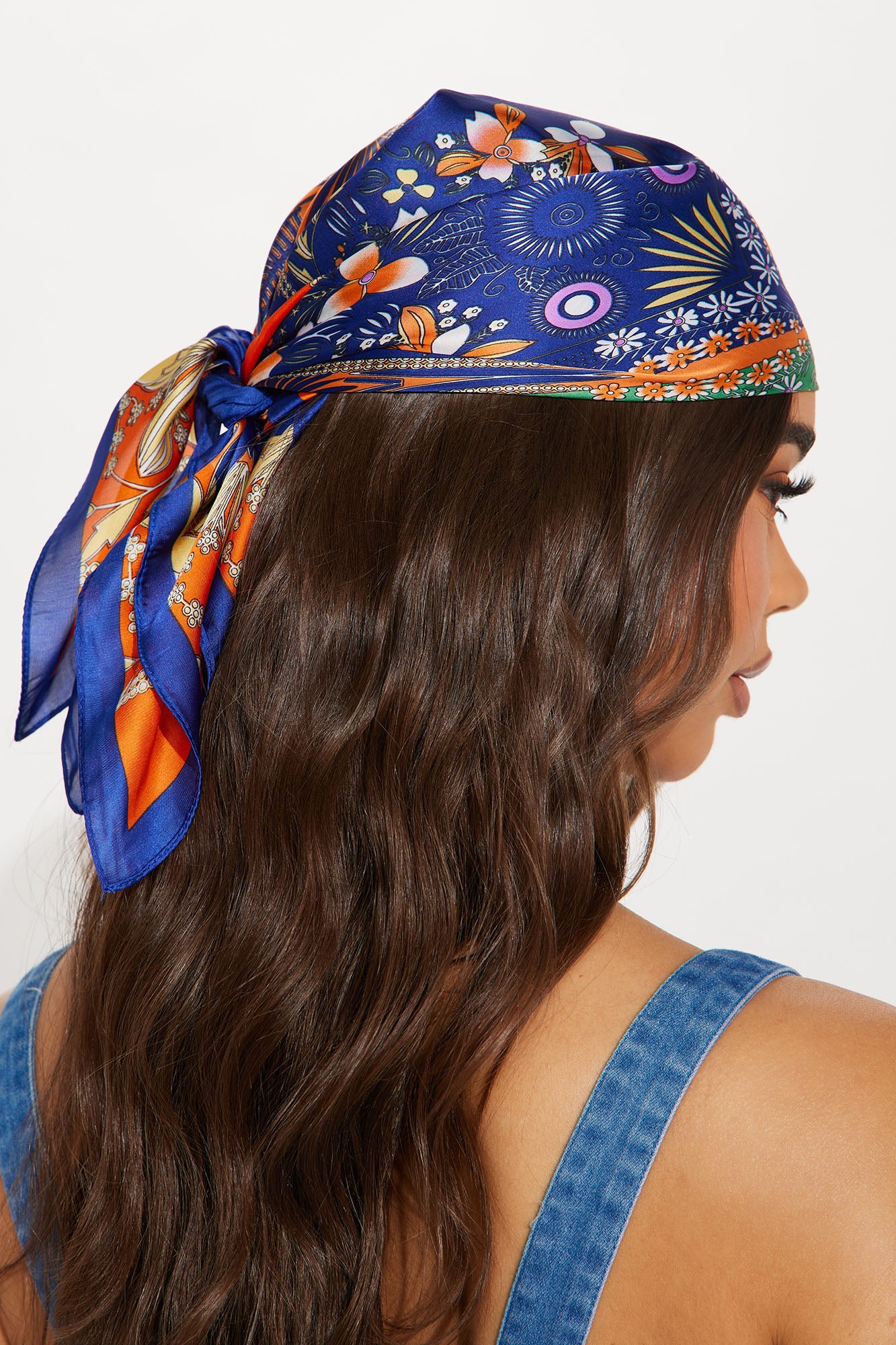 Summer Staycation Head Scarf Multi Color