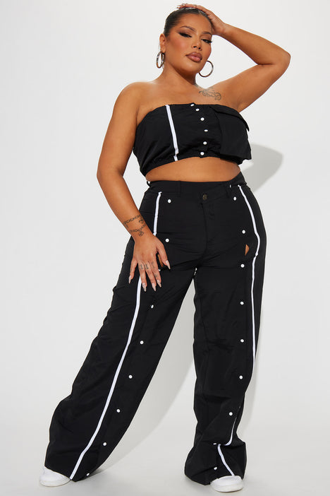 Fashion nova best sale windbreaker pants