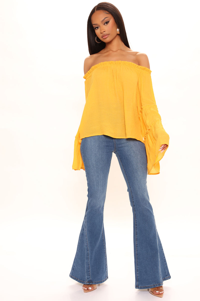 Dionne Off Shoulder Top Honey Fashion Nova, Shirts & Blouses