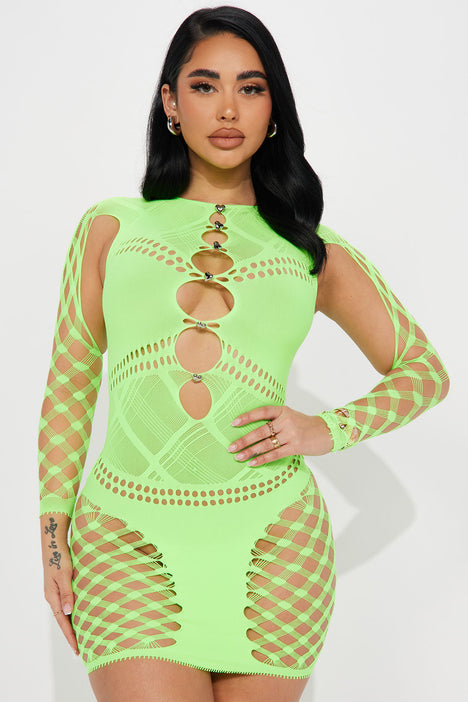 See thru online dress fashion nova